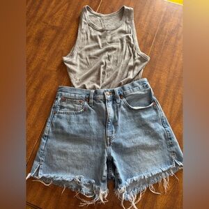 Madewell Blue Denim Jean Shorts